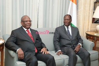 Côte d'Ivoire : Ouattara et IBK s'entretiennent à  Paris